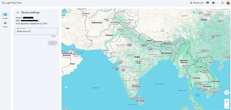 How to check IMEI number using Google Dashboard on web browser