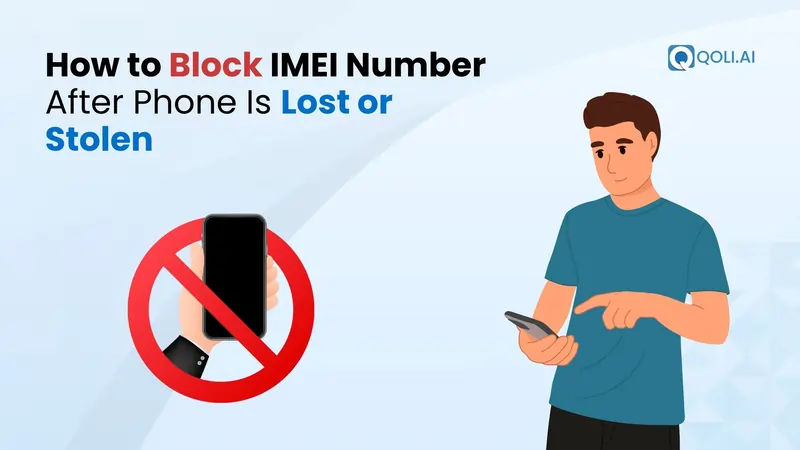 Form on CEIR website to block a lost phone using IMEI number