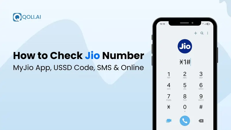 Check Jio number using USSD code *1#, MyJio app, or by calling a friend