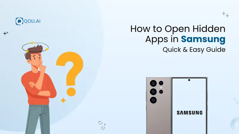 How to open hidden apps on a Samsung phone