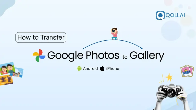 How to transfer Google Photos to phone gallery