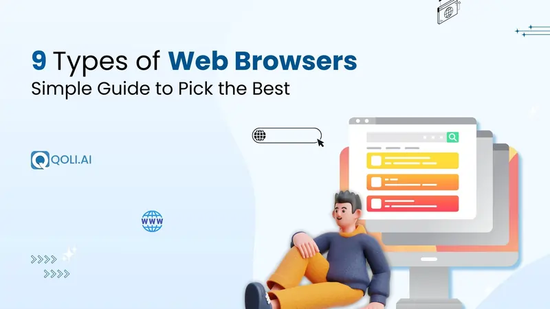 Different types of web browsers with examples