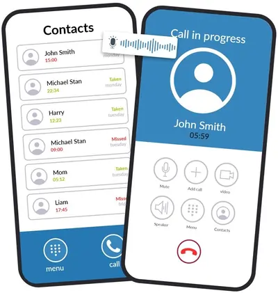 Call features illustration