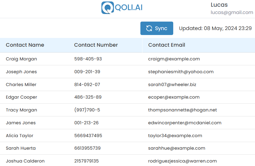 contact demo