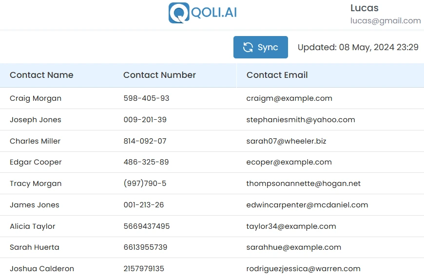 contact demo
