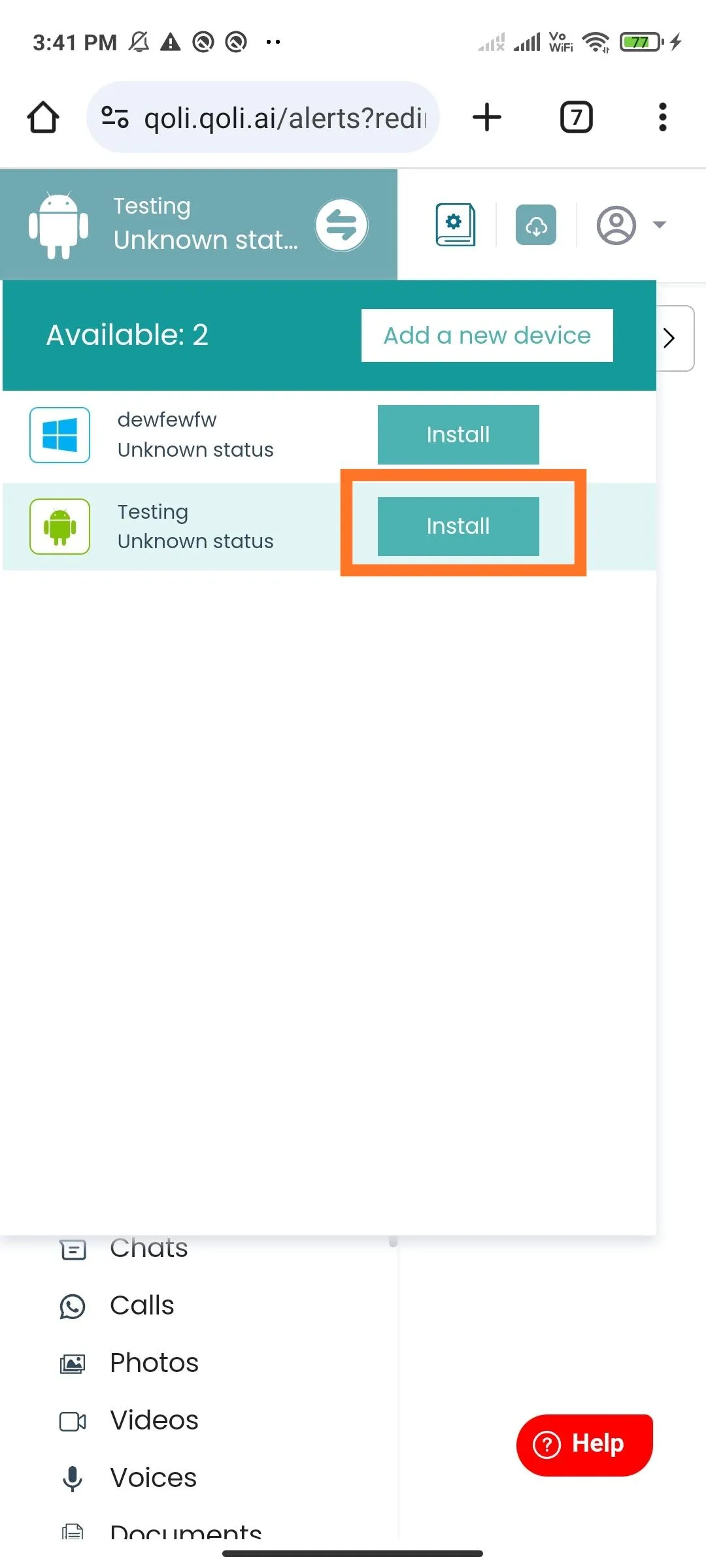 Install